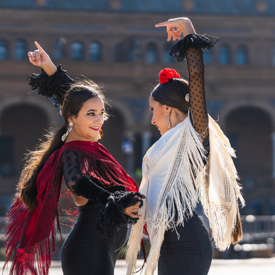 deux femme faisant du flamenco