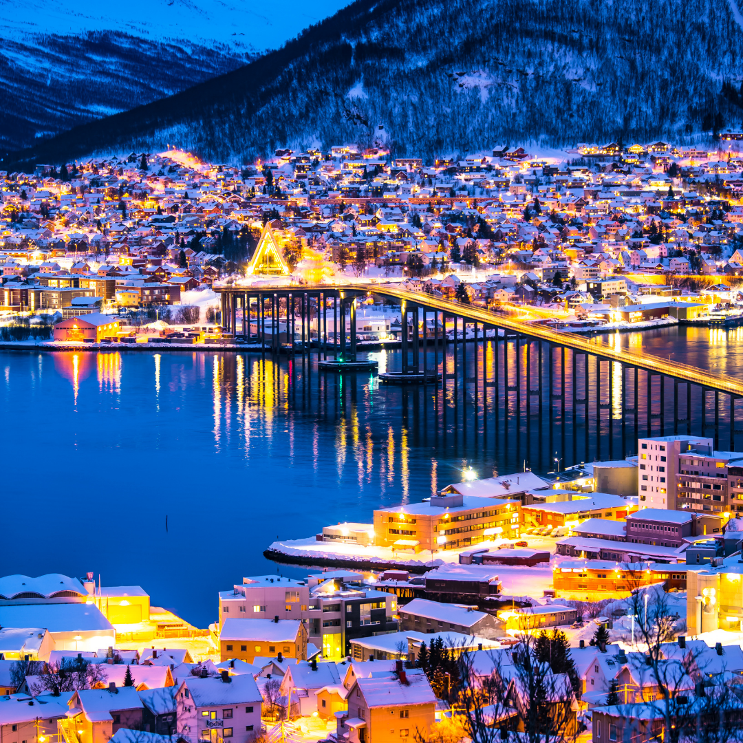 Photographie de paysage de Tromso en Norvège