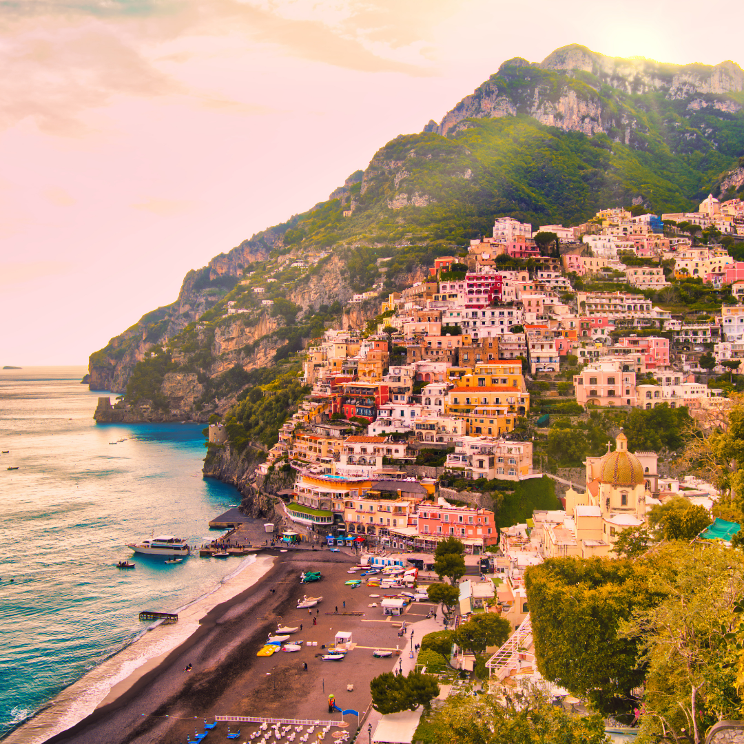 Photographie de paysage sur la côte Amalfitaine