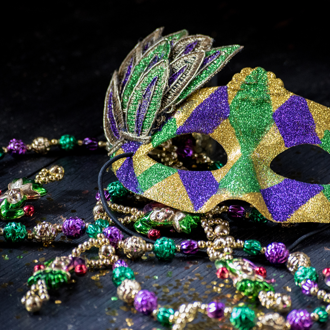 Masque du carnaval mardi gras à la Nouvelle Orléan